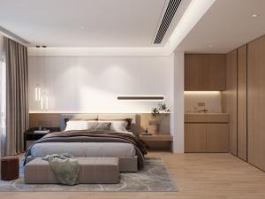 China Fadior Premium Luxury Stainless Steel Wardrobe With Mini Bar And Vanity factory