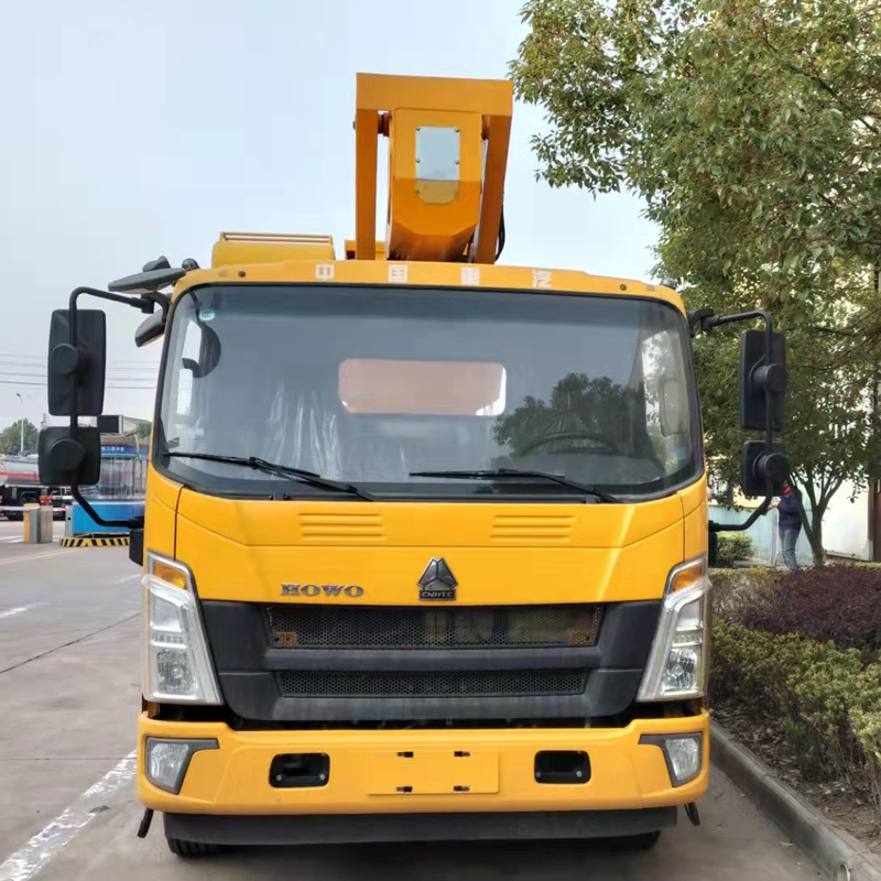 Sinotruk Howo 32 Meter Single Row Straight Arm Aerial Work Truck Heavy and High Lift Lifting Truck