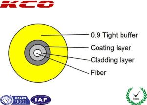 China 0.9mm Tight Buffered Fiber Optic Cable Inside Simplex 3km Each Roll factory
