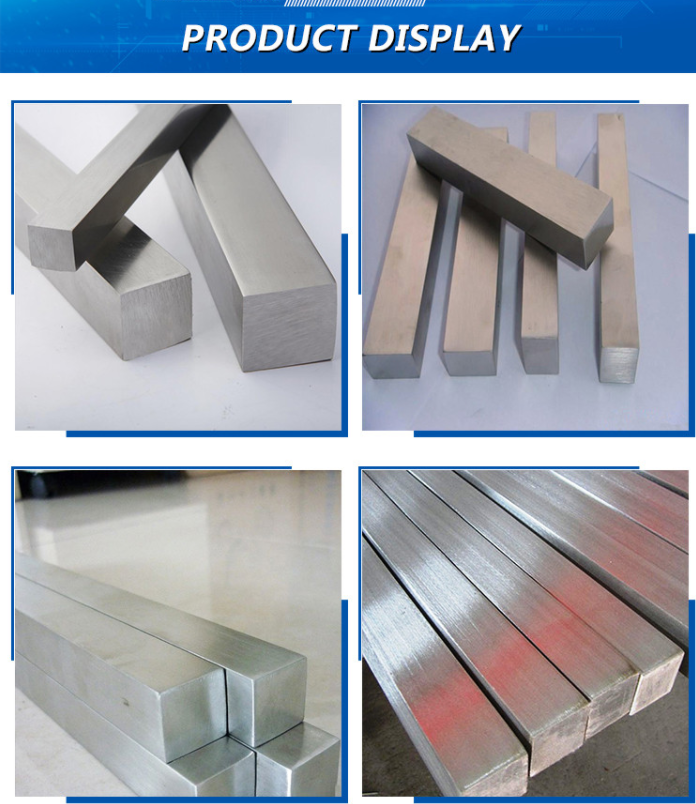 Hot Sale High Quality Wear Resistant Stainless Steel Square Bar ASTM 201 316 304 Premium Stainless Steel Bars