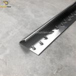 Bright Polish Silver Carpet Edge Trim Long Customized Durable Material