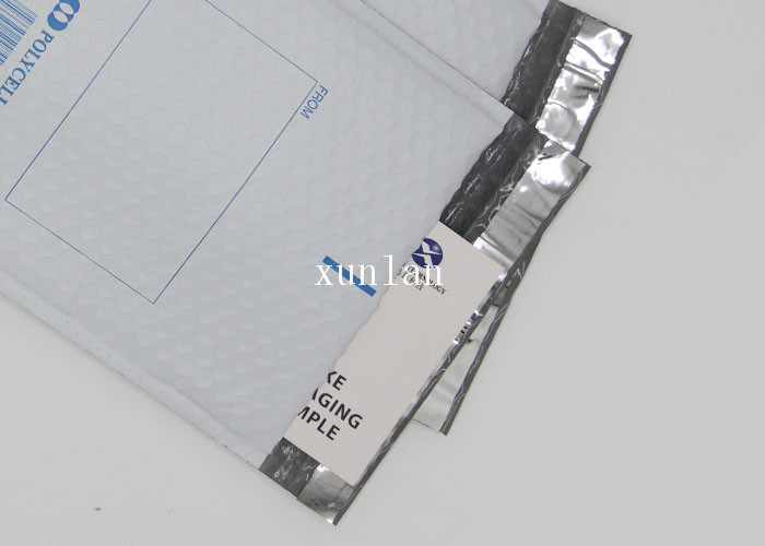 Flat Eco - Friendly Poly Bubble Mailers For Shipping With Self Adhesive Seal