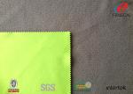 Fluorescent Yellow 3 Layer TPU Coated Fabric 95% Poly 5% Spandex Material