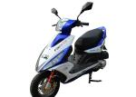 Alloy Wheel Gas Motor Scooter , Iron Muffler Cool Gas Scooters Lightweight