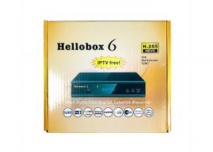 China 1080P Full HD DVB S2X Digital Satellite Receiver H265 HEVC USB WiFi Hellobox 6 factory