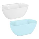 Creative Plastic Wastebaskets, Multifuctional Hanging Trash Can Waste Bins