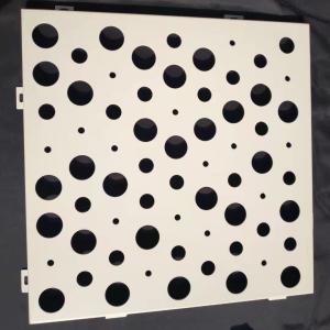 China 1.2*2.4m Aluminum Perforated Metal Panels For Decorative factory