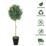 150cm Faux Olive Tree Ball Shape Hang Up Bonsai Landscape Indoor Ornament