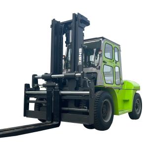 China ZOOMLION Diesel Engine Forklift 22500 LBS Lifting Capacity 10 Ton With Pneumatic Tires factory