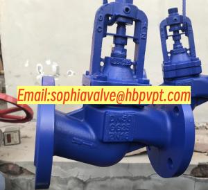 China DN50 GG25 PN16 cast iron bellows globe valve factory