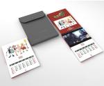 free table calendar, elegant fancy table calendar 2018, Hot sale tear off
