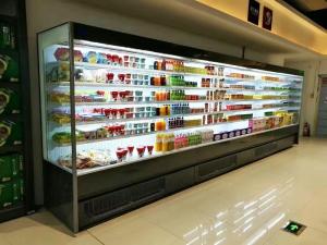 China Freezer Glass Display Showcase 220V / 50Hz / 110V / 60Hz With Copeland Compressor factory