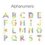 Geometric Shape Magnetic Building Blocks Cognitive Toy Early Education Teaching