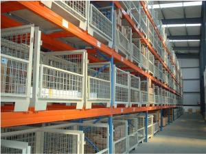 China Durable  Metal heavy duty selective pallet rack with Multi - Level shelves on sale