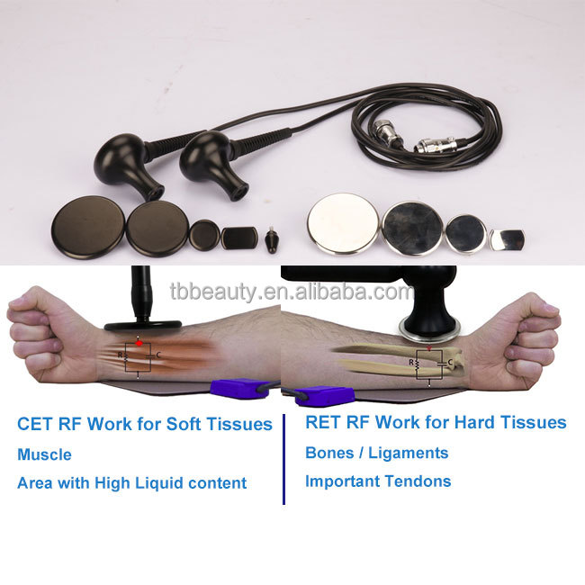 Cet Ret Rf 448 Khz Super Tecar Physiotherapy Machine For Face Lift