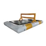 Super Large Floating Inflatable Trampoline Volleyball Court 0.9mm PVC Tarpaulin