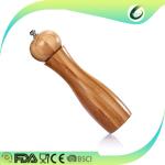 Eco Friendly Manual Bamboo Pepper Mill Antibacterial For Hotel Kitchen