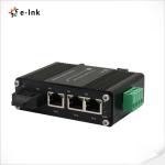 Industrial Unmanaged Ethernet Switch 3 Port 10/100/1000t + 1 Port 1000x Sc Fiber
