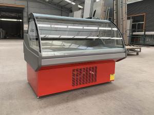 China Commercial R290 Fresh Meat Serve Over Counter 205 Liters R404a factory