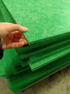China 9mm 12mm Acoustic PET Felt Panels Soundproofing Wall Decor Recording Room Board factory