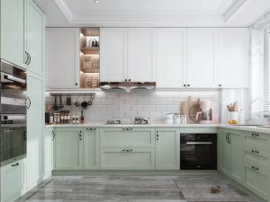 China Cabinet Design and Production Kitchen Factory Custom Kitchen Storage Cabinet factory