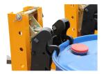 DG2000D Double Black Eagle Grip Forklift Mounted Rubber-belt 4 Drum Grabber Load