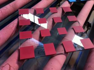 China Tempered Silkscreen Printed Glass , toughened safety glass with different colours factory