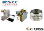Computerized Tabletop Fiber Laser Marking Machine 50~180mm Marking Range 20W 30W