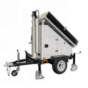 China Reliable Mobile Solar Panel Trailer Portable Solar Power Trailer Customizable factory