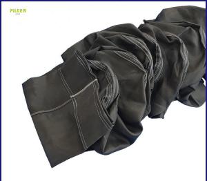 China Black Fiberglass Filter Bag For Cement Plant Corrosion Resistance factory