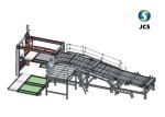 Belt Conveying Type Paper Stacker Machine , High Speed Carton Packaging Line