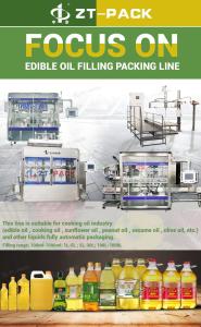 China 1l Edible Oil Filling Line Ss316 Piston Liquid Bottling Equipment factory