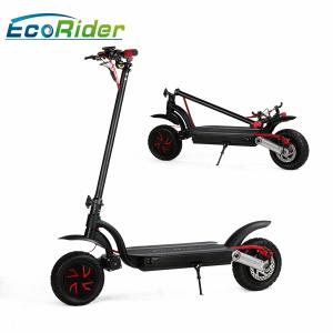 China 2 Wheel Electric Foldable Electric Scooter 2000w Brushless Motor With Double Battery factory