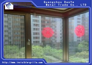 China Modern Invisible Grill added Roles Incorporate an Anti-Burglary System Window Invisible Grills factory
