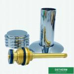 Cartridge Brass Ppr Stop Valve Heavier Weight Flower Zinc Alloy Handle 1/2" - 1"