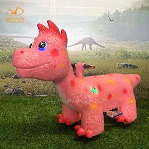 China Animatronic Dinosaur Ride for Parent And Kids Together Coin Operated Dino Animal Car factory