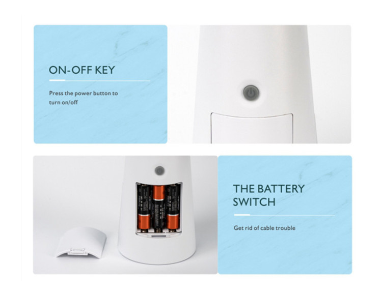 FCC Countertop Touchless Hand Sanitizer Dispenser 250ML Washroom ABS