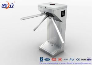 China Stainless Steel Bi - Directional Turnstile Security Gates With Fingerprint Ticketing System on sale