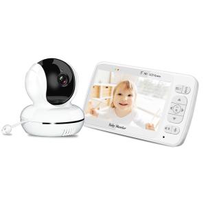 China Remote 2.4 GHZ Wireless Baby Monitor 5 Inch 720P Color Display Support VOX Mode factory