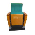 Green Fabric Auditorium Theater Seating Upholstered Hotel Banquet Church Chair