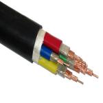 PVC Insulation Single conductor Round Control Cable KVV 450/750V in black color