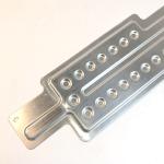 3003 Vacuum Brazing Aluminum Stamped Liquid Water Coolant Cooling Cold Plate For