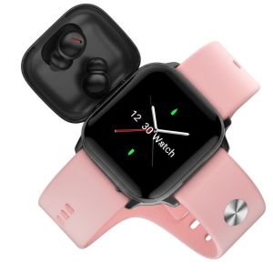 China Heart Rate Sensors Supported 2 In 1 Smart Watch with Bluetooth Headset on sale