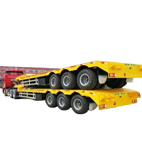 226 Batch Announcement Low Bed Semi Trailer with Dolly or Hydraulic Ramp or Car