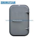 Single Lever Quick Action Hinged Steel Weathertight Door Marine Outfitting