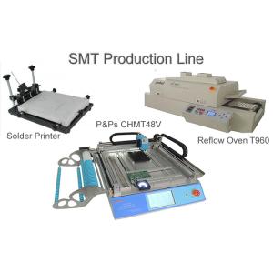 Table Top SMT Production Line With Manual Stencil Printer T960 Small Reflow Oven