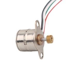 China CW/CCW Rotation Permanent Magnet Micro Stepper Motor 2 Phase 4 Wire Weight 4g 18 degree factory