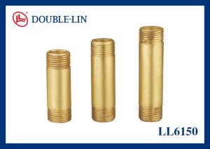 China 1/2 &quot; To 1 &quot; Male x Male Brass Straight Connector factory