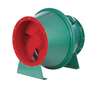 High Velocity Diagonal Flow Fire Smoke Exhaust Fan 280℃ Industrial