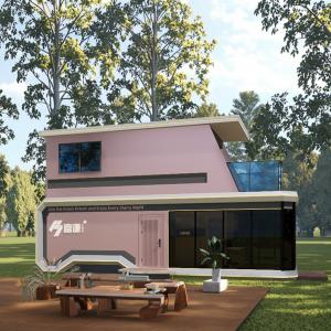 Galvanized Steel Frame 2 Bedroom Capulse House With Personalized Customized